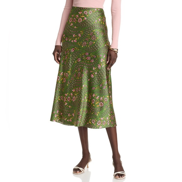 Veronica Beard Dresses & Skirts - Veronica Beard Clover Skirt in Green Floral
